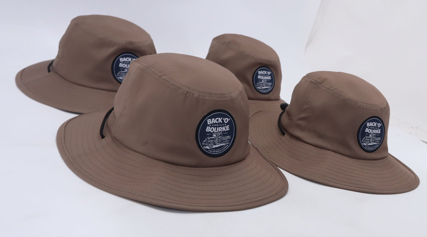 Back 'O' Bourke Cordials Boonie Quick Dry Hat - Any 2 or more Truckers or Boonie Hats save $5 per hat