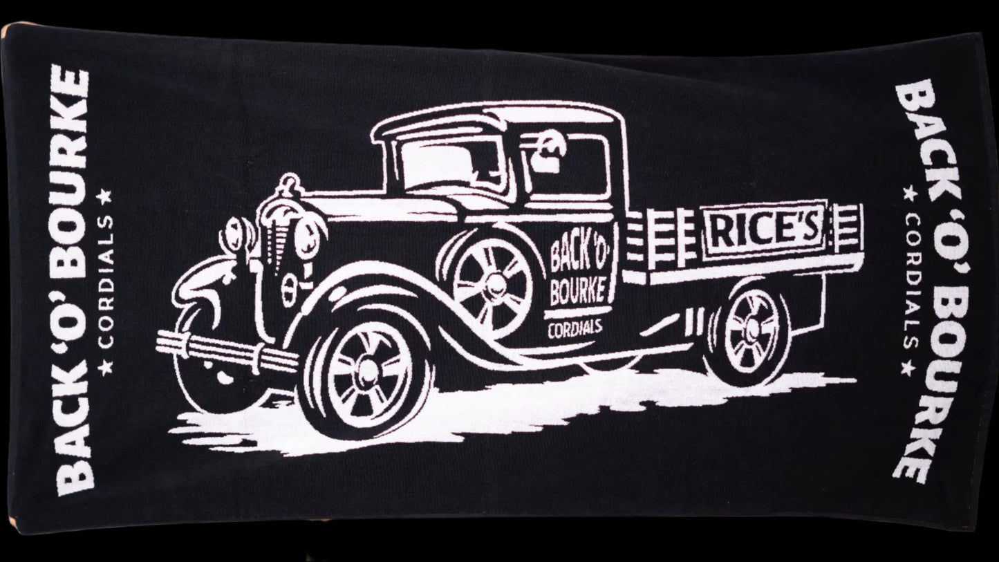 Deluxe Back 'O' Bourke Cordials Cotton BEACH TOWEL