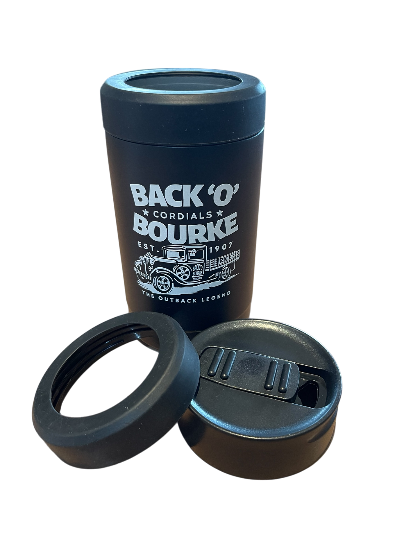 Splashe Cola Metal Cooler with Bonus Lid, Tumbler Lid & Bottle Opener.