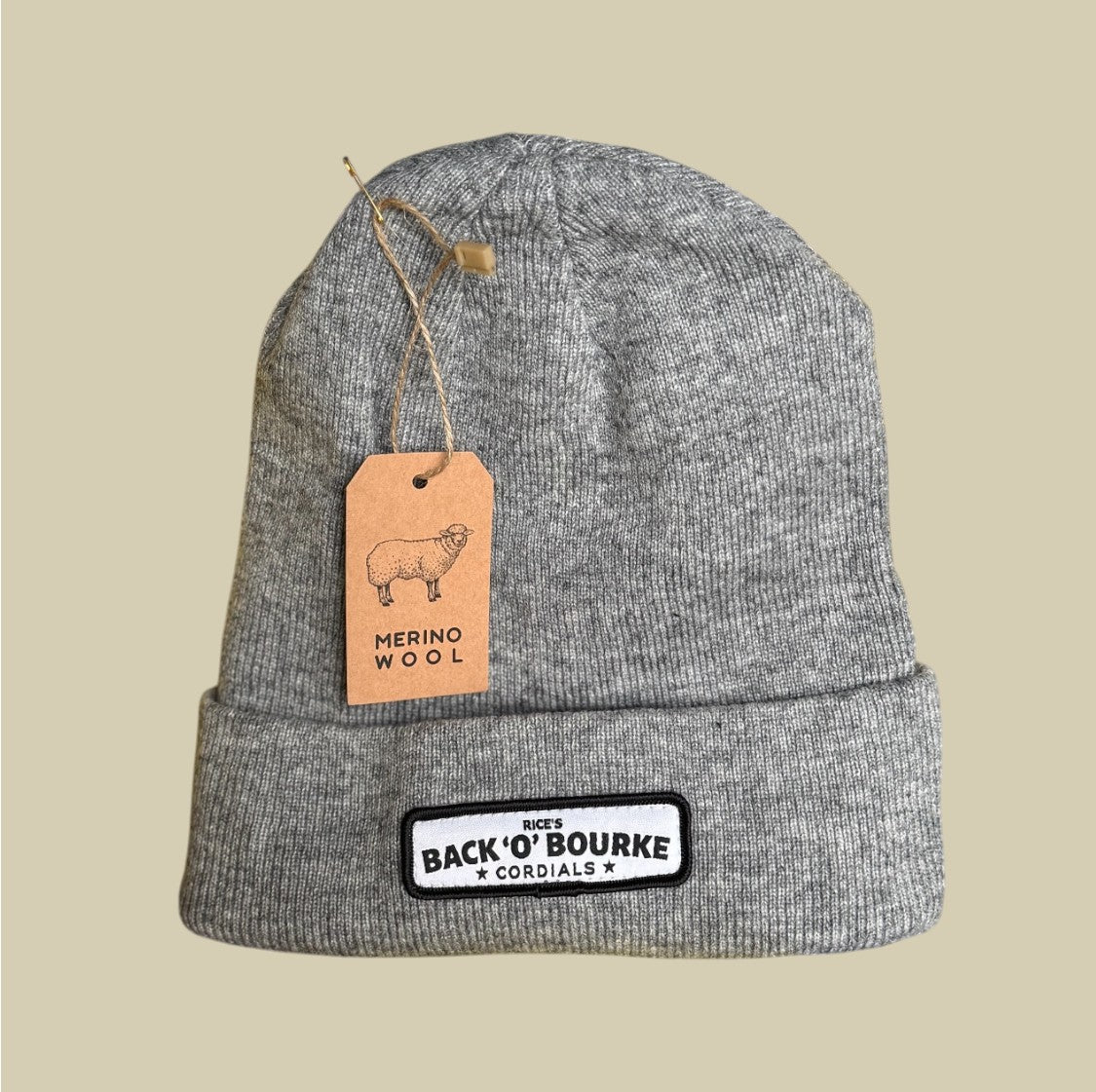 Beanie - Grey Splashe Cola / Back O Bourke Patch