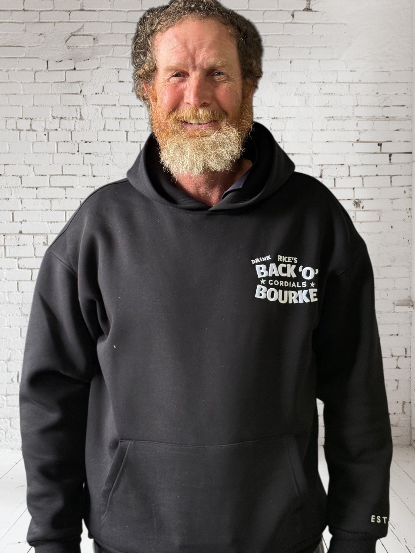 PREMIUM SPLASHE COLA HOODIE - BLACK
