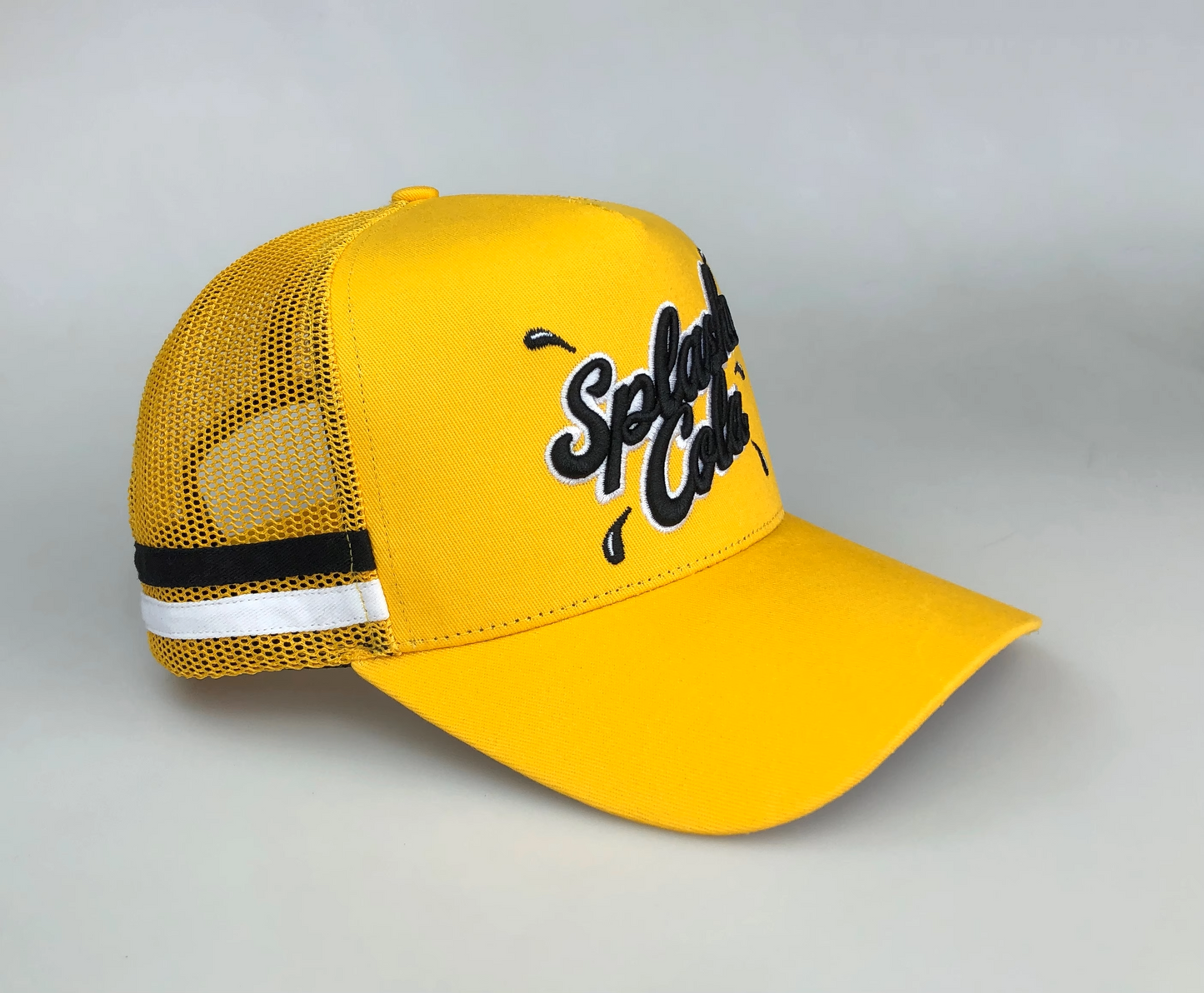 Splashe Cola Trucker Cap - 3D Print Double Stripe - Save $5 a hat on any 2 or more Truckers or Boonies.