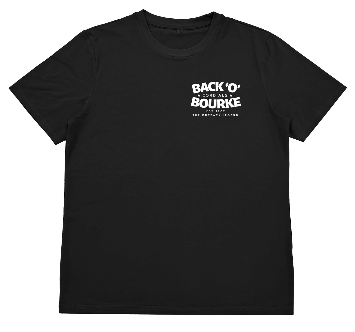 Mens Black Back 'O' Bourke Super Soft 230gsm Short Sleeve T-Shirt - $39.99 ea or 2 for $70