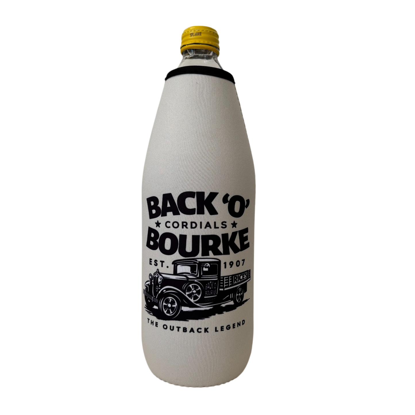 Longneck Cooler Cream - Back 'O' Bourke Cordials $10 Each or 2 for $16