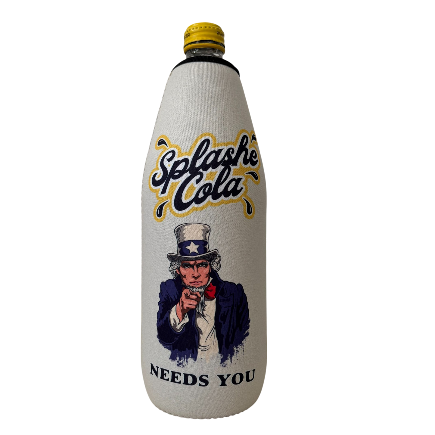 Longneck Cooler Cream - Splashe Cola Needs You. $10 Each or 2 for $16