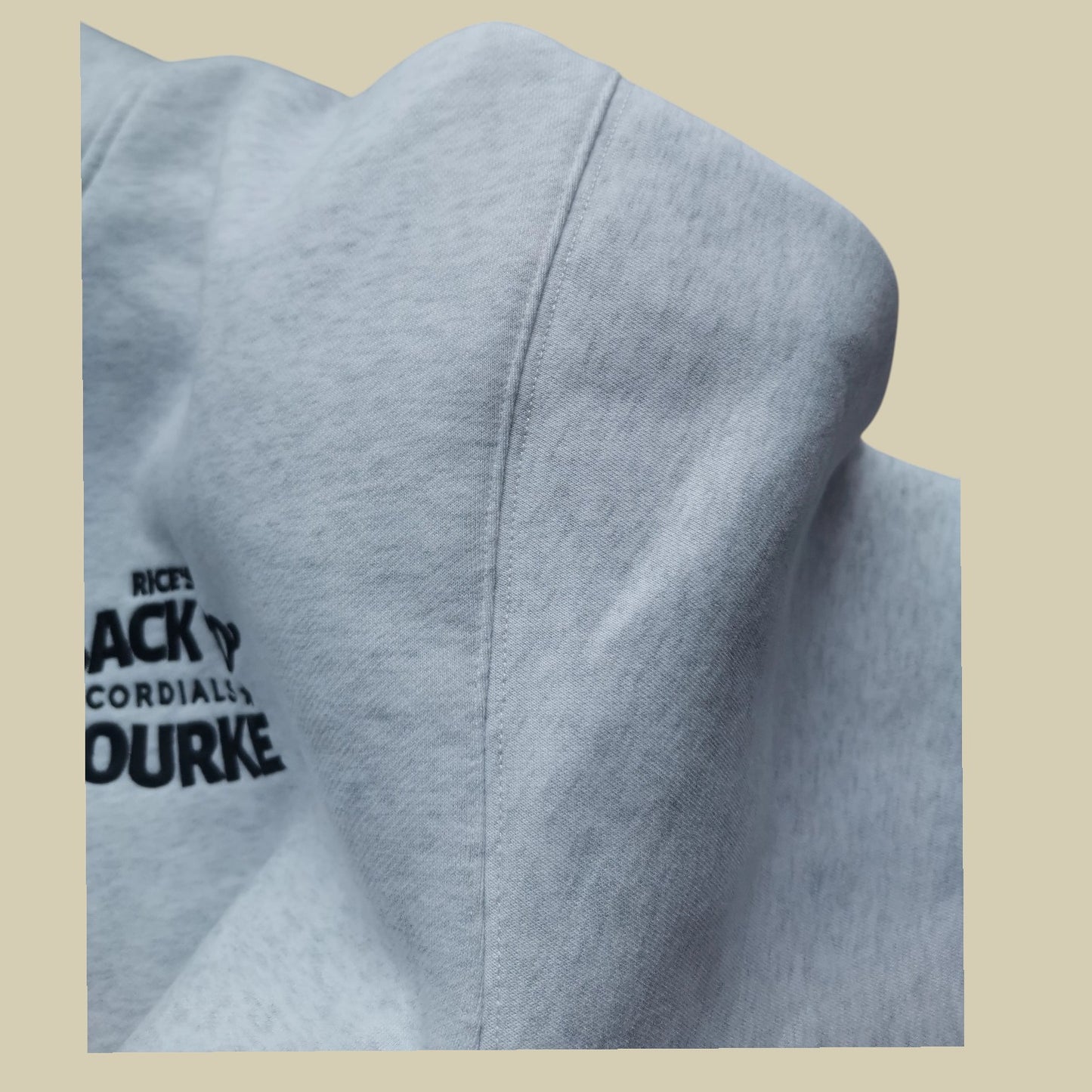 Hoodie - White Heather Grey