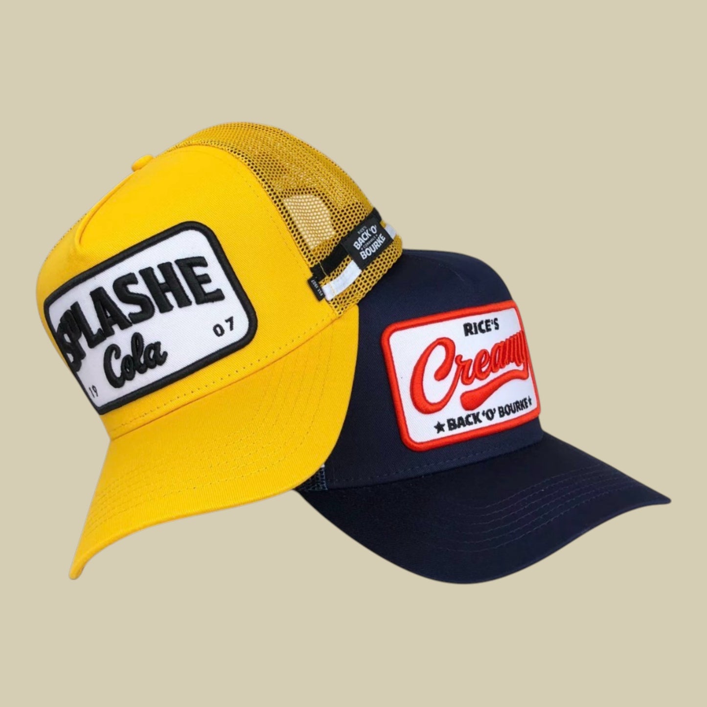 Cap - "Creamy" Creaming Soda Navy Blue