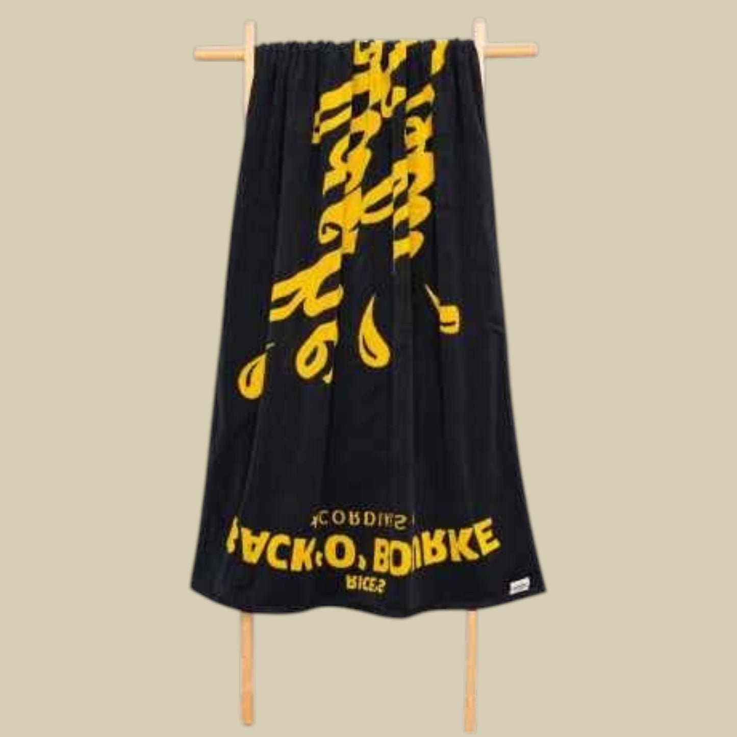 Beach Towel - Deluxe Yellow Splashe Cola BEACH TOWEL