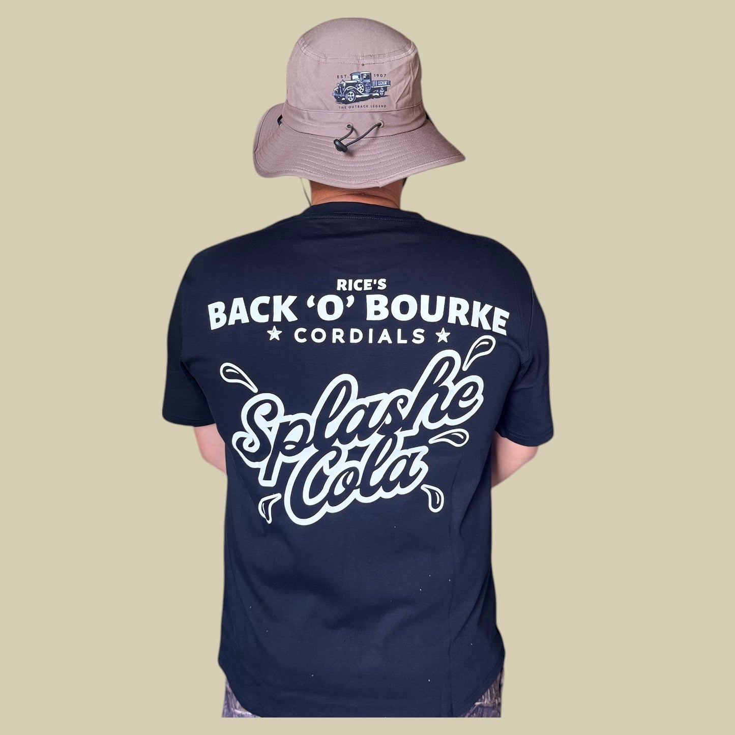 T-Shirt - Black Splashe Cola Pure  XS-5XL