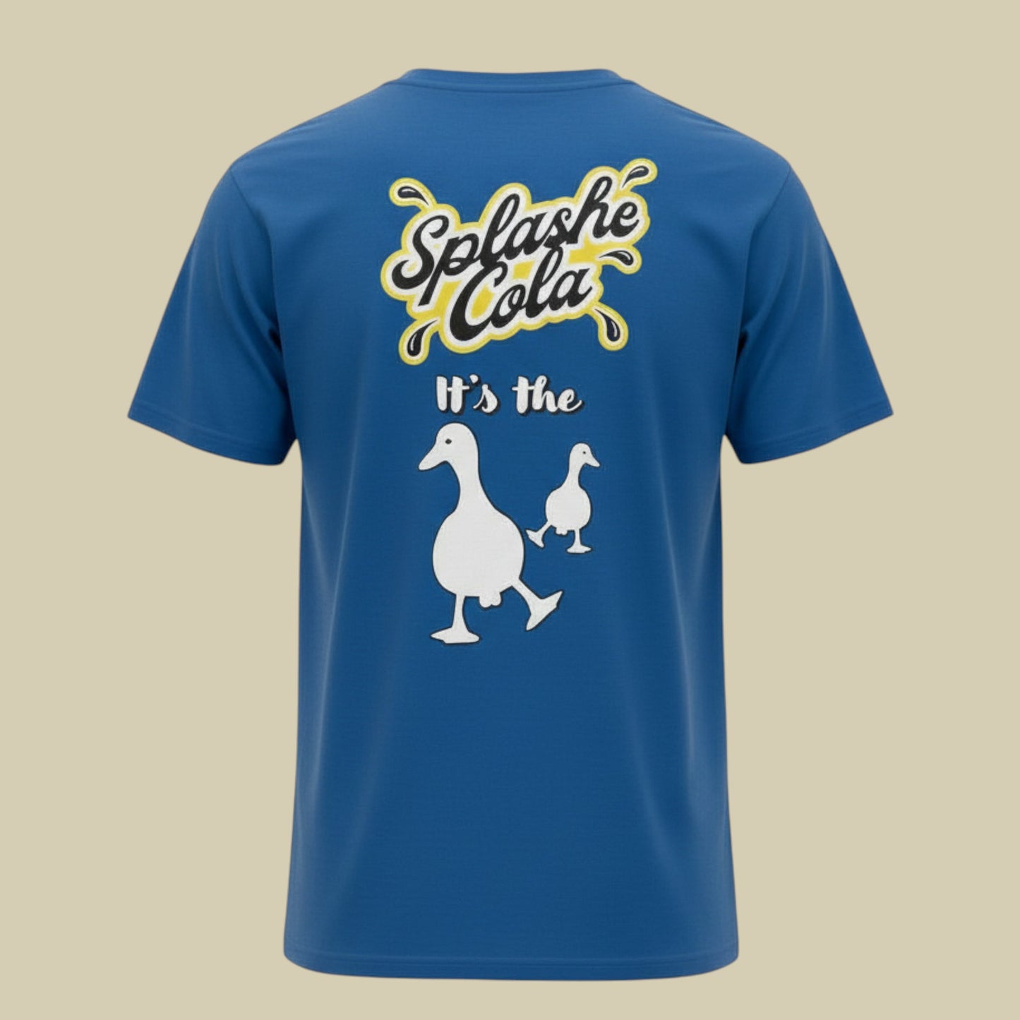 T-Shirt - Blue Splashe Cola "Ducks Nuts"