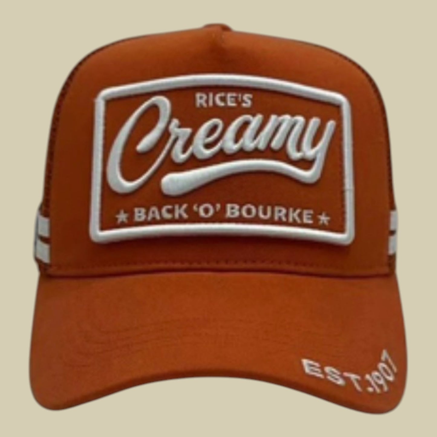 Cap - "Creamy" Burnt Orange EST 1907