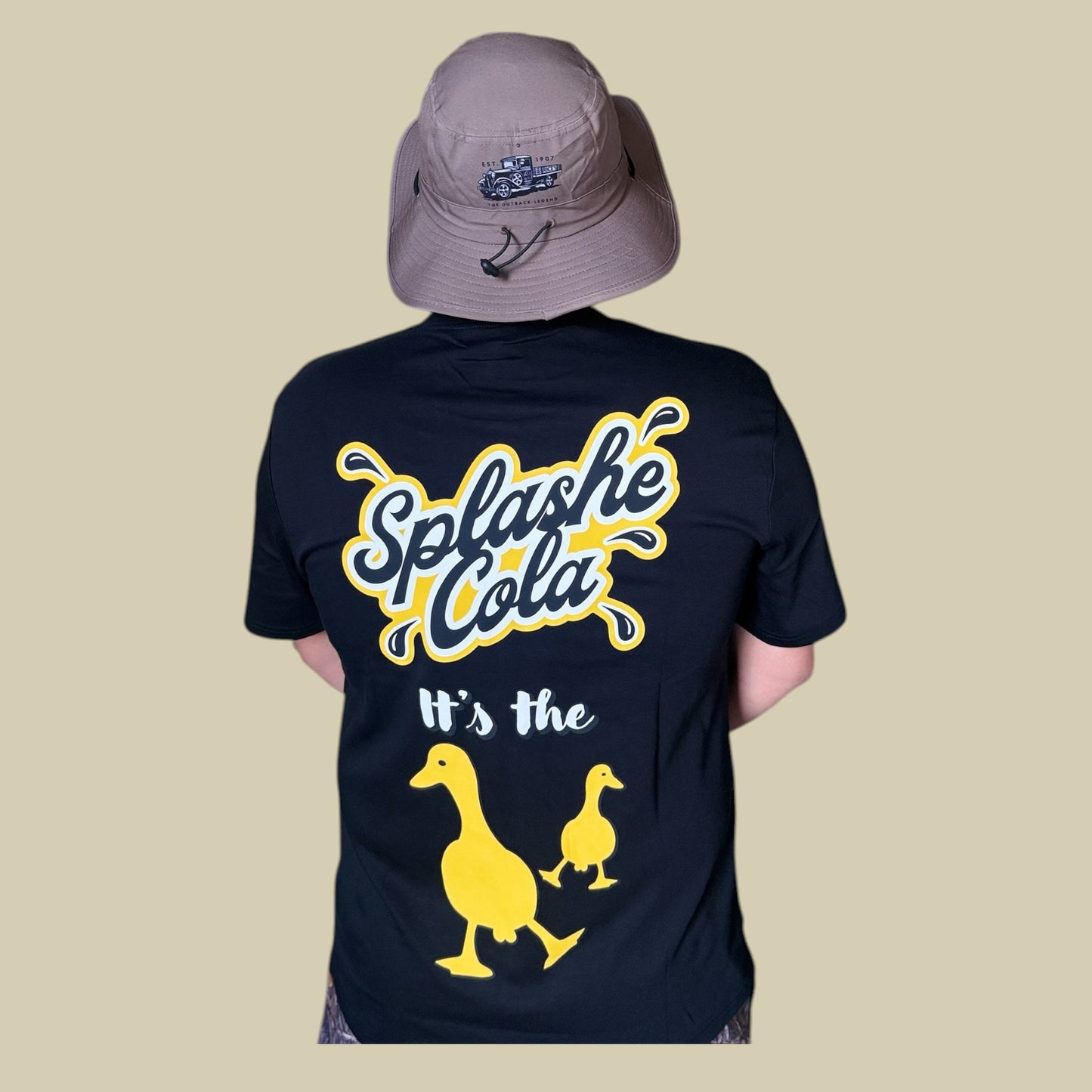 T-Shirt - Black Splashe Cola "Ducks Nuts"