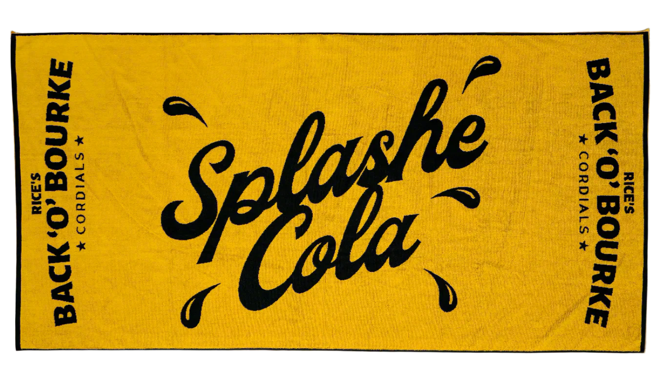 Deluxe Splashe Cola BEACH TOWEL - 2 for $100. Includes all Beach Towels