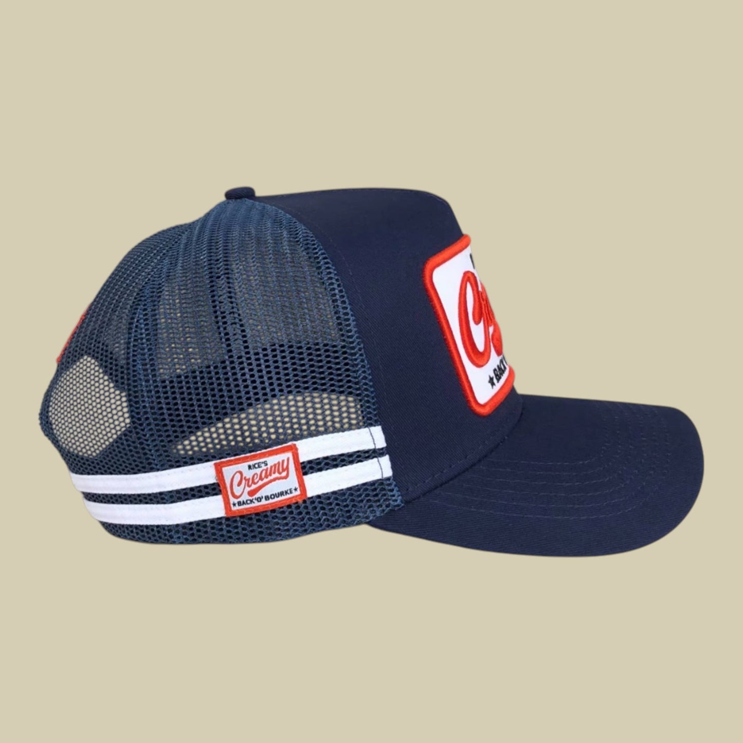 Cap - "Creamy" Creaming Soda Navy Blue