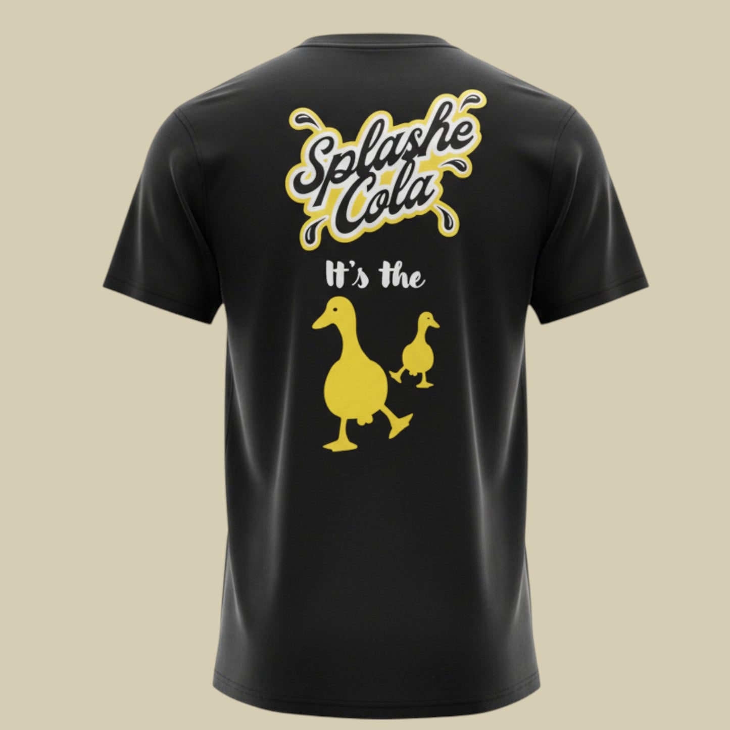 T-Shirt - Black Splashe Cola "Ducks Nuts"