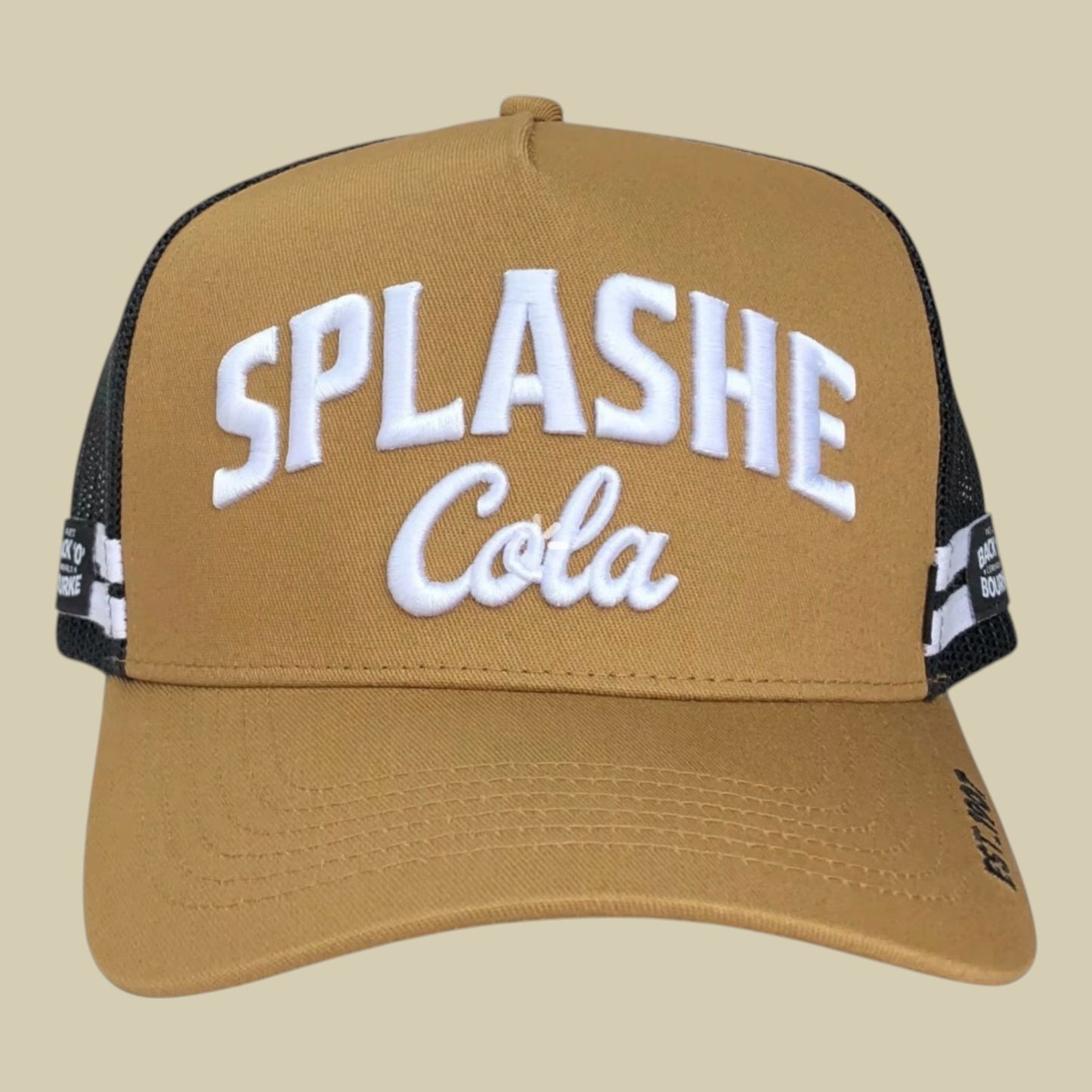 Cap - Splashe Cola Brown & Black EST 1907