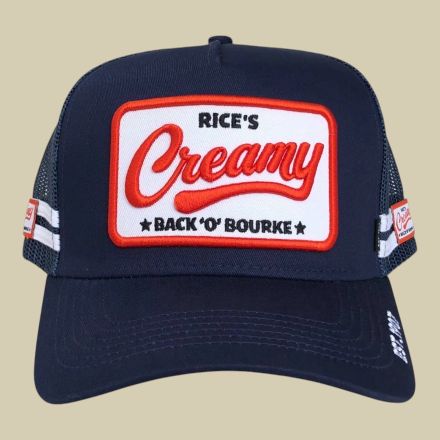 Cap - "Creamy" Creaming Soda Navy Blue