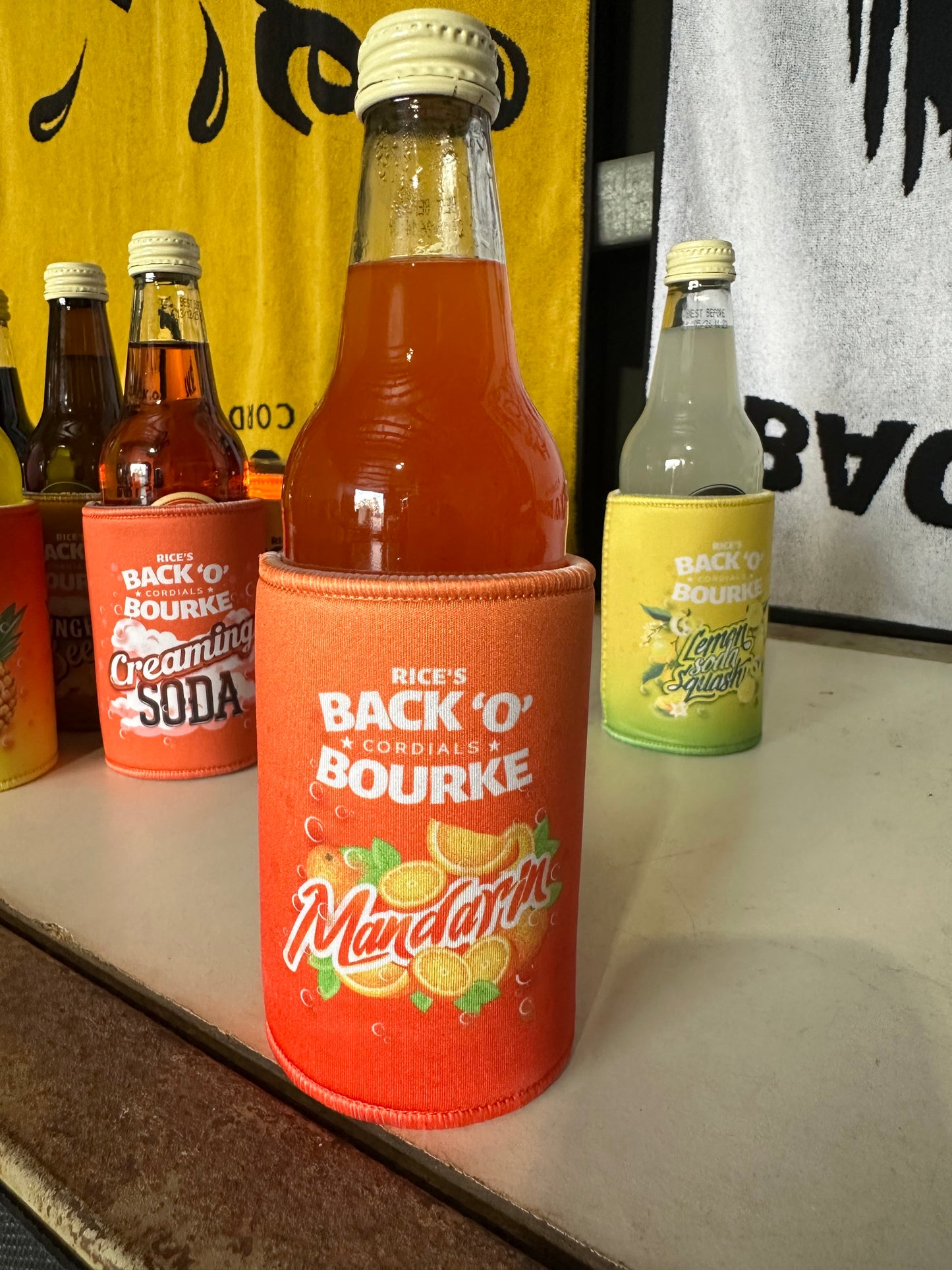 Super Chilly Back 'O' Bourke Cordials Stubby Holder & Flavour Variants - 13 Bundle for $52