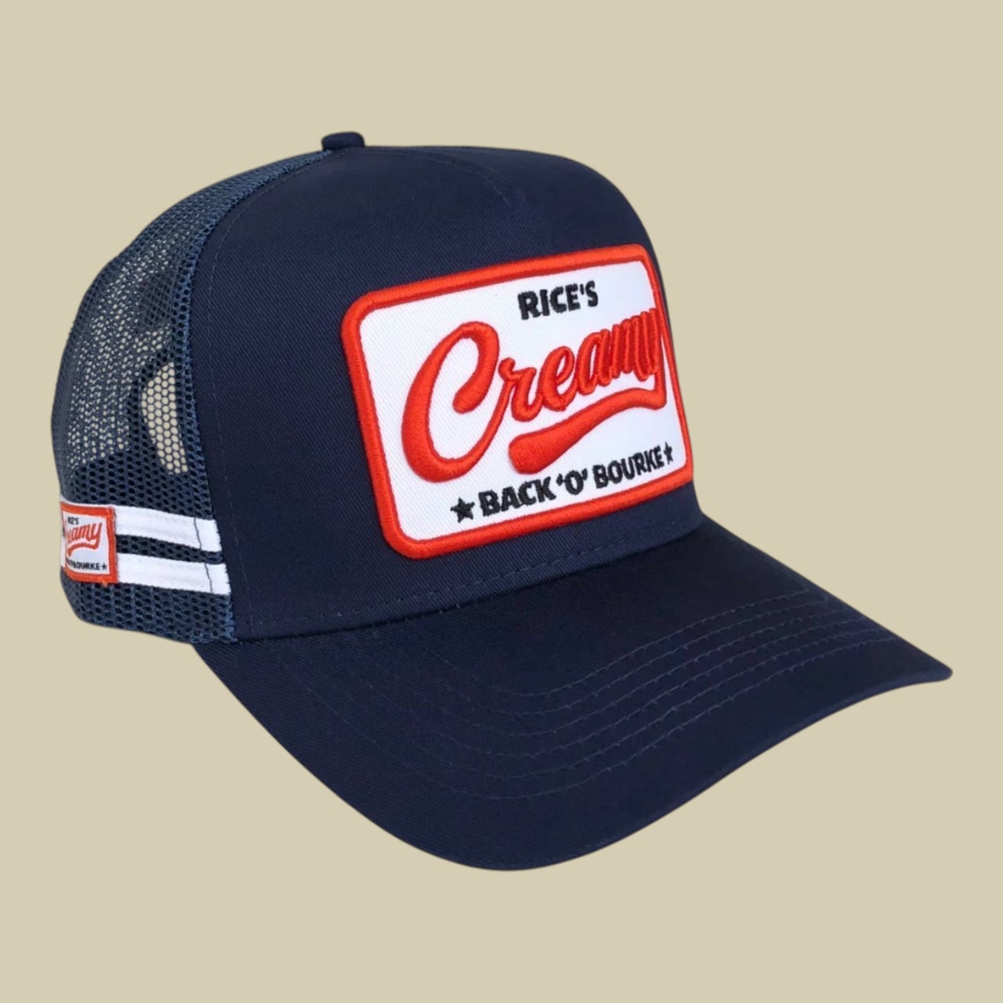 Cap - "Creamy" Creaming Soda Navy Blue