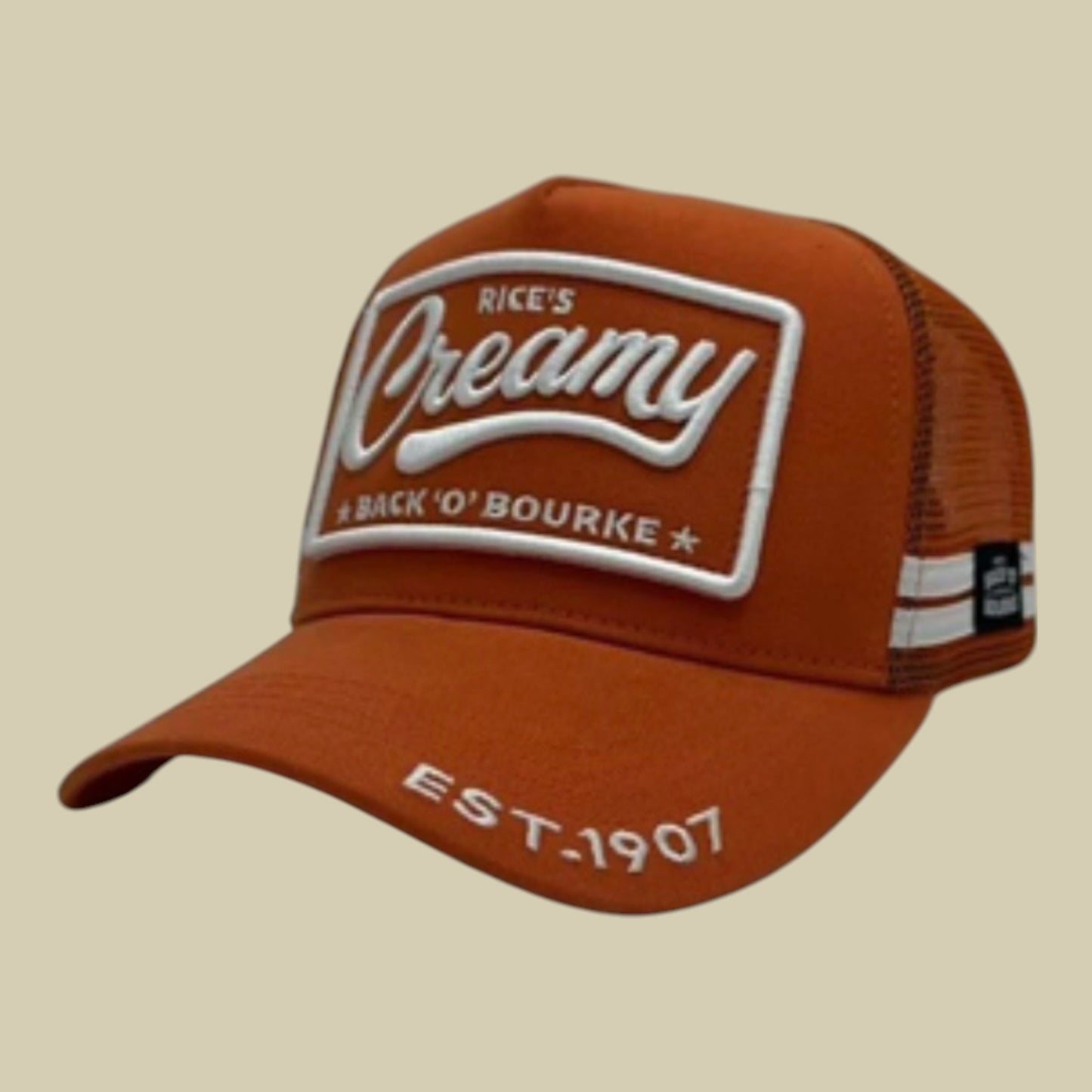 Cap - "Creamy" Burnt Orange EST 1907