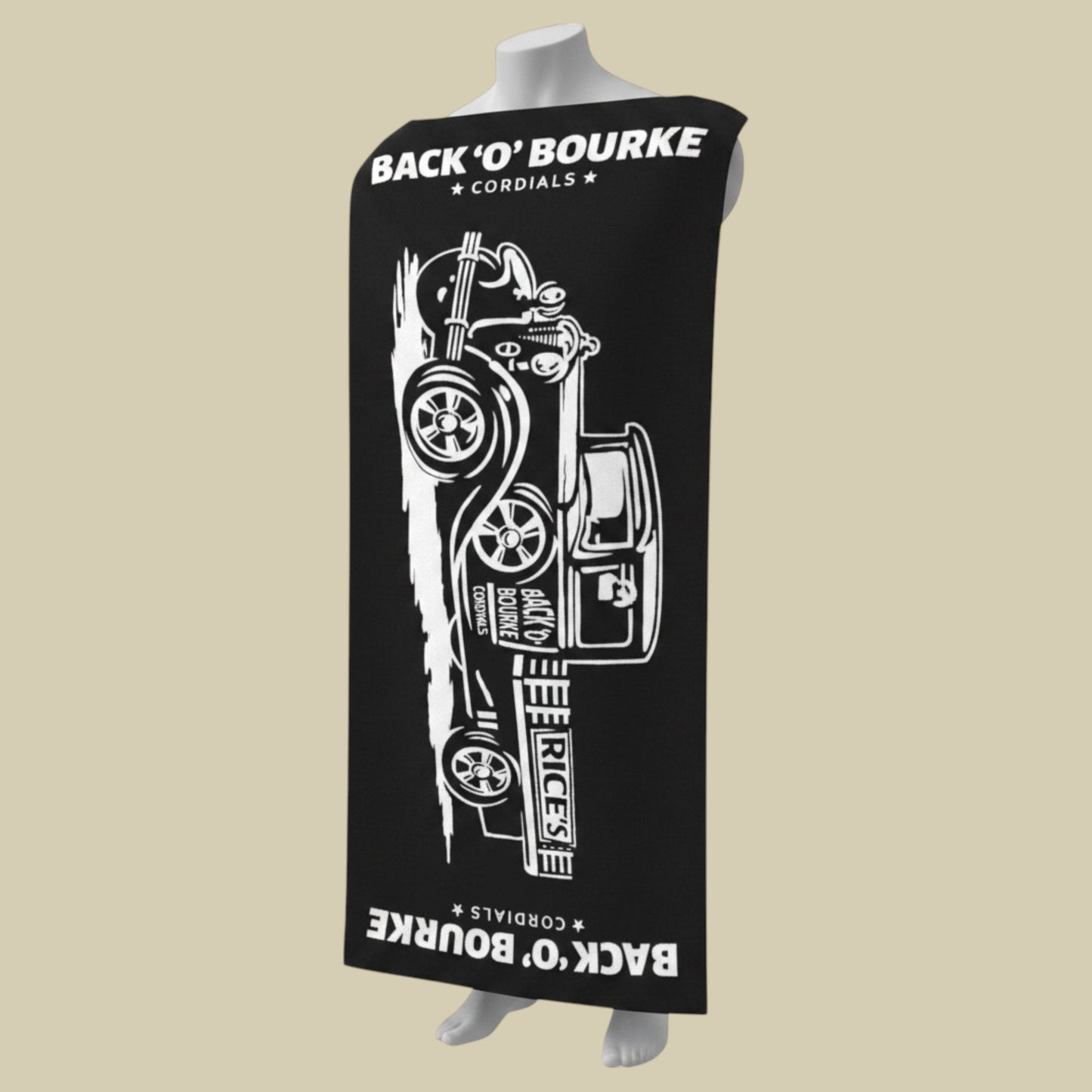 Beach Towel - Deluxe Back 'O' Bourke Cordials Cotton BEACH TOWEL