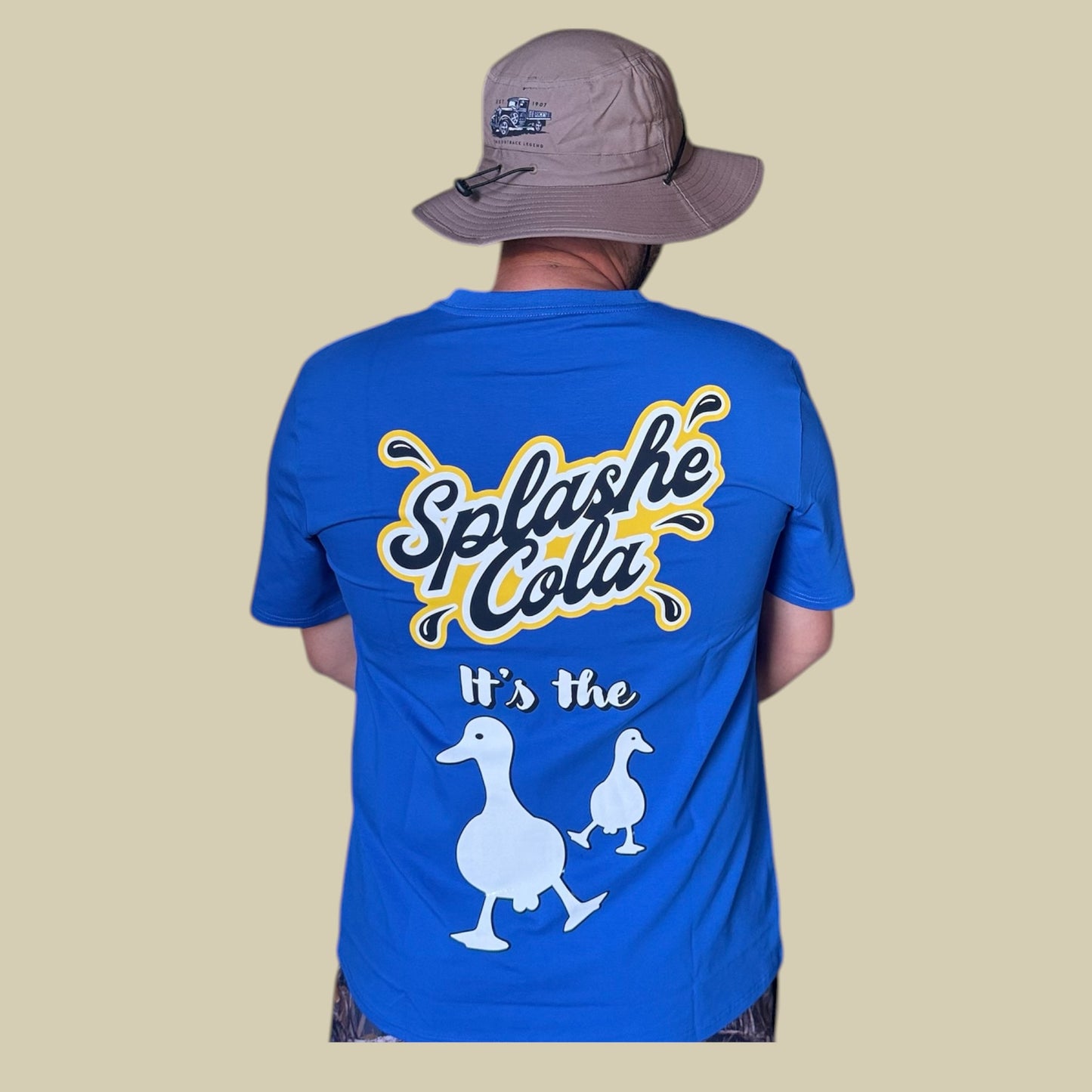 T-Shirt - Blue Splashe Cola "Ducks Nuts"