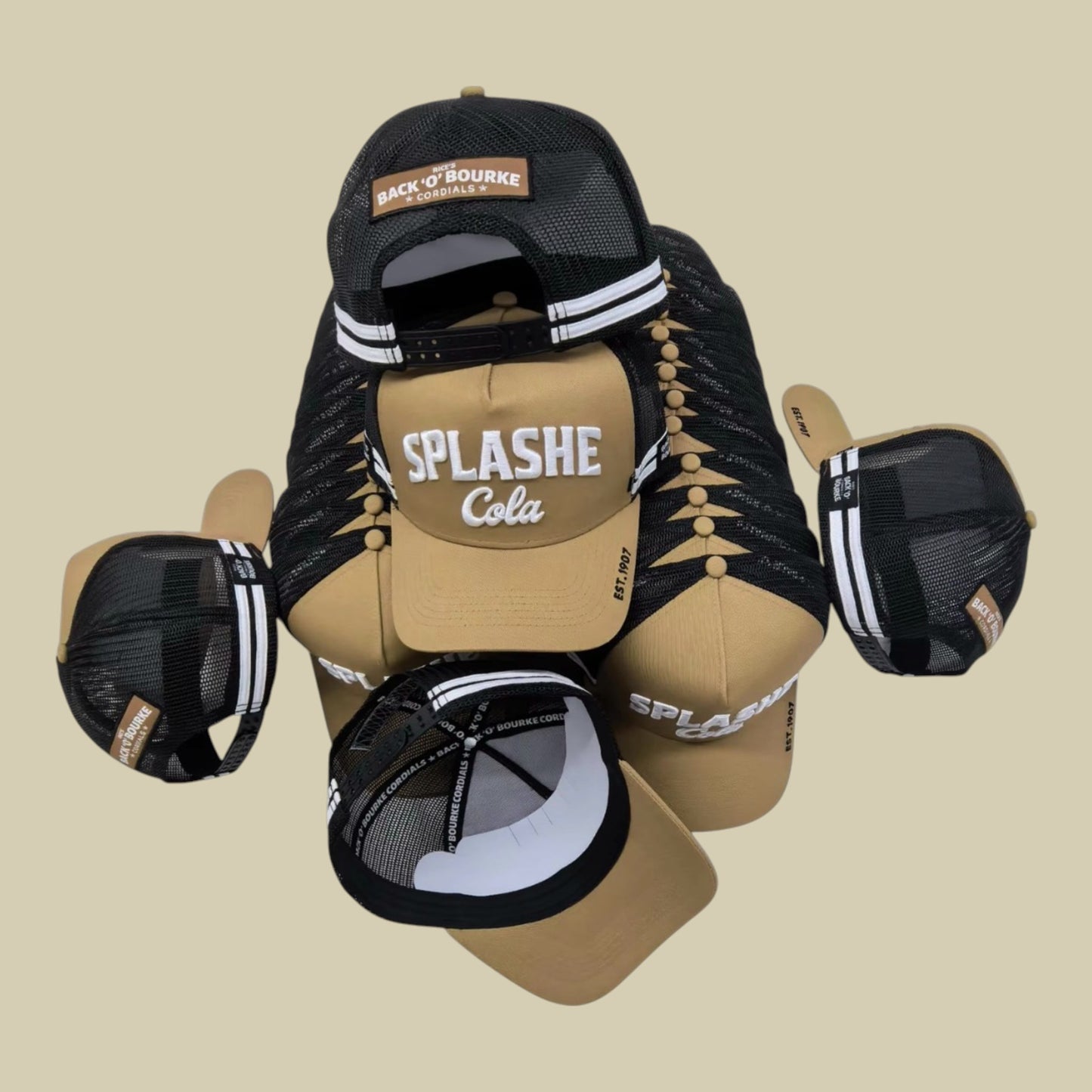 Cap - Splashe Cola Brown & Black EST 1907