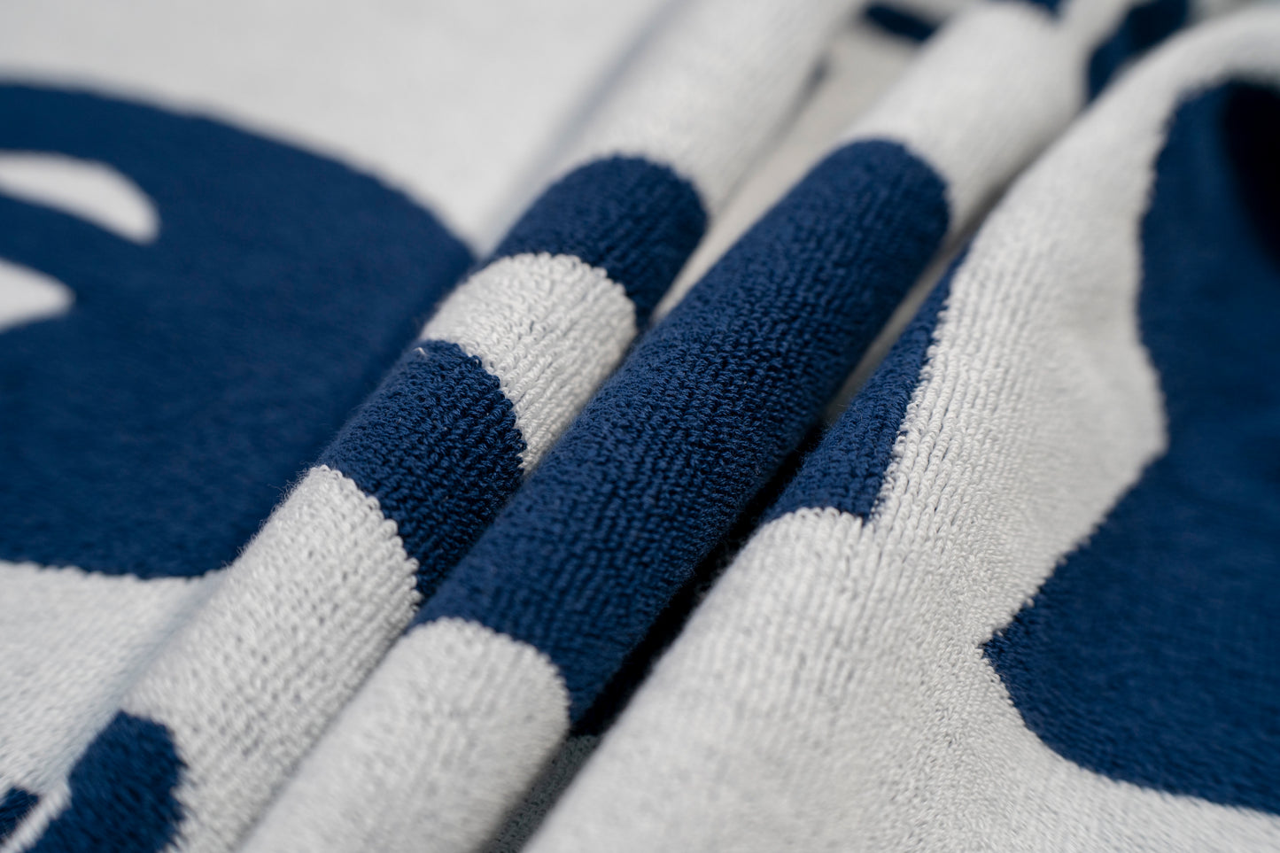 Beach Towel - Deluxe ROYAL BLUE RICE'S Cotton BEACH TOWEL